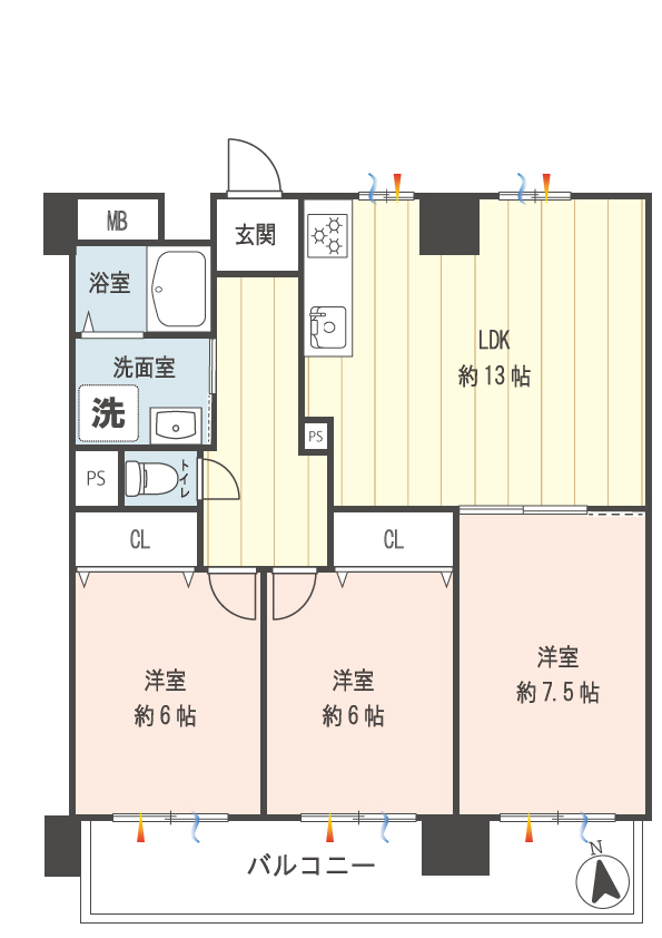 250313_【間取り】_湘南スカイハイツ