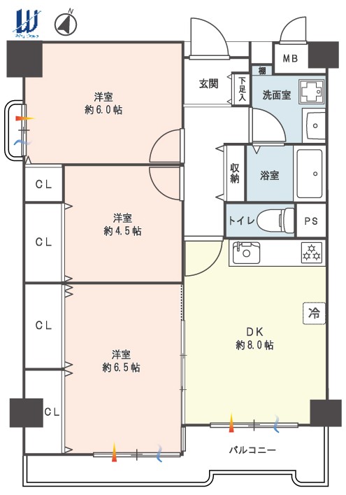 260712ポータル用[間取り]湘南金沢八景ハイツ2号館401